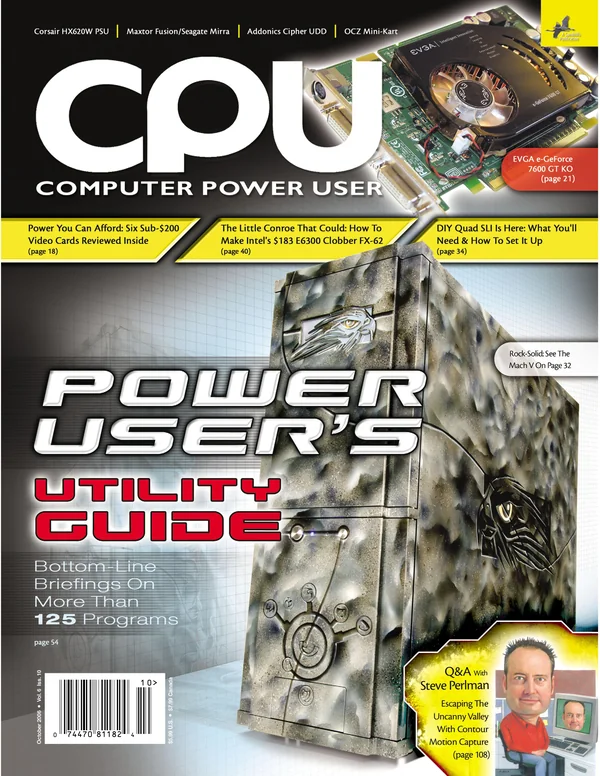 Computer Power User cover, October 2006