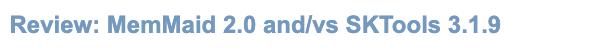 Review: MemMaid 2.0 and/vs SKTools 3.1.9